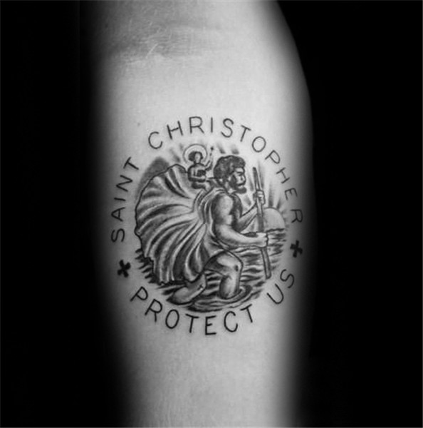 Glowing St Christopher Tattoo - Parryz.com