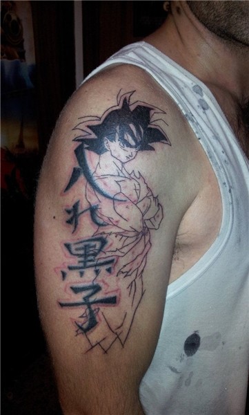Goku Tattoo Tattoo Tattoos, Tattoo quotes, Goku