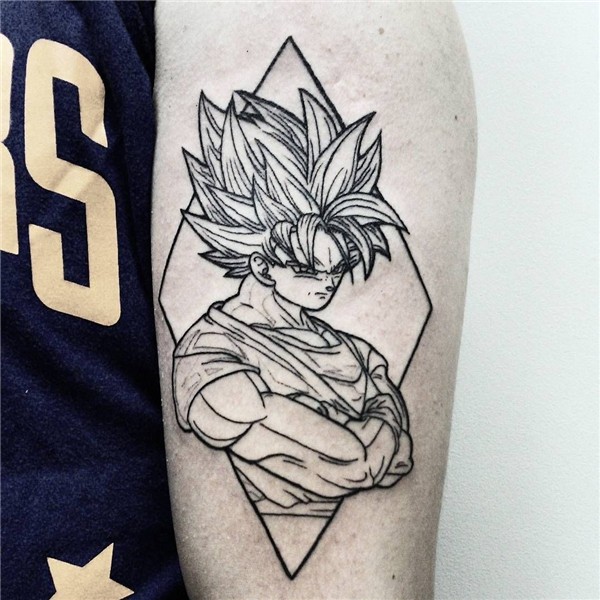 Goku Tattoo #gokutattoo #gokutattooidea Tatuajes de animes,