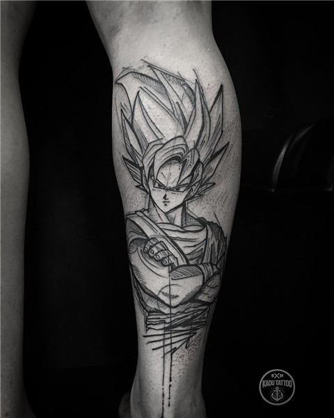 Goku by Kadu Tattoo