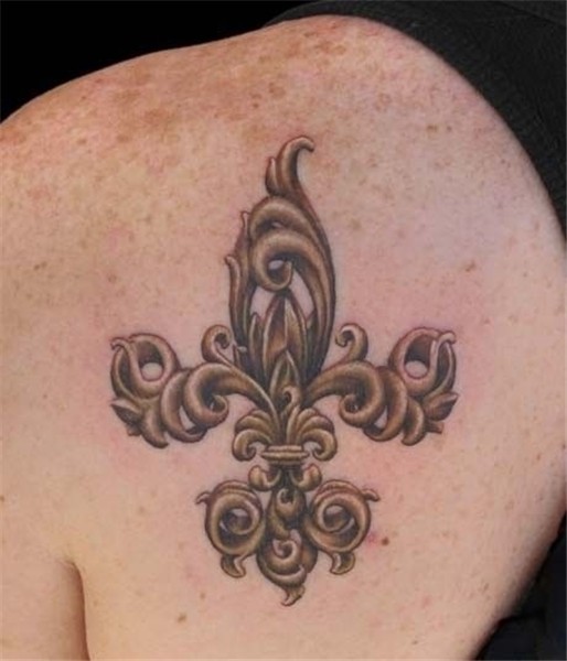 Gold Fleur De Lis Tattoo Fleur de lis tattoo, Tattoos, Tatto