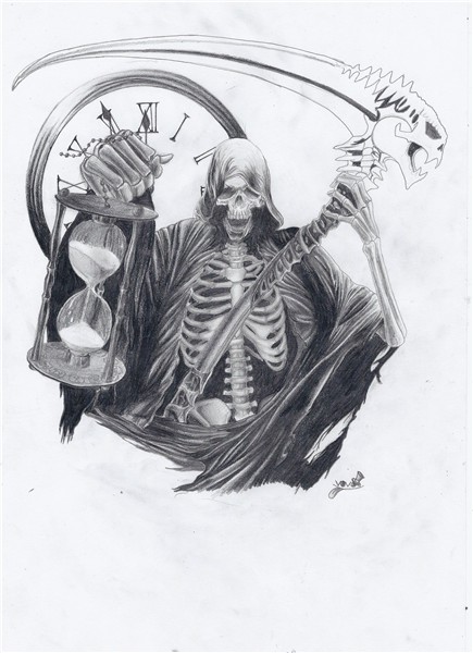 Grim Reaper Tattoo Design Semar Grim reaper tattoo, Reaper t