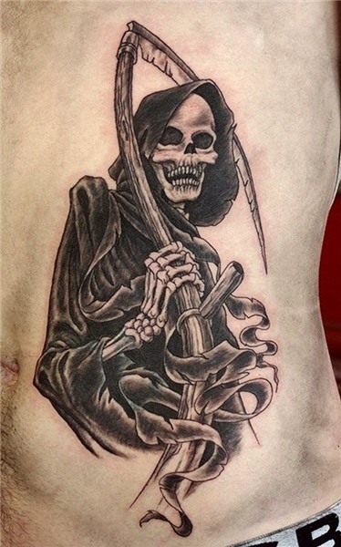 Grim Reaper Tattoos On Waist - Segerios.com
