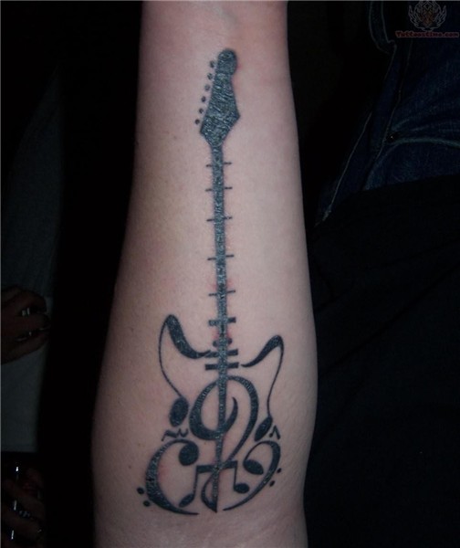 Guitar Tattoos On Arm * Arm Tattoo Sites
