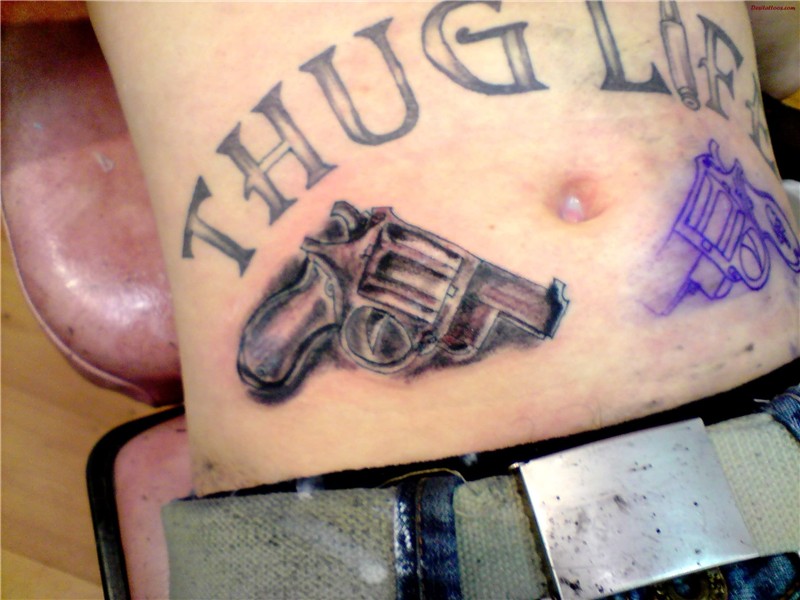 Gun Tattoo Images & Designs