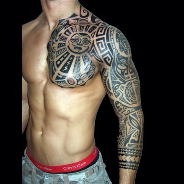 Half Sleeve Chest Tattoo * Arm Tattoo Sites