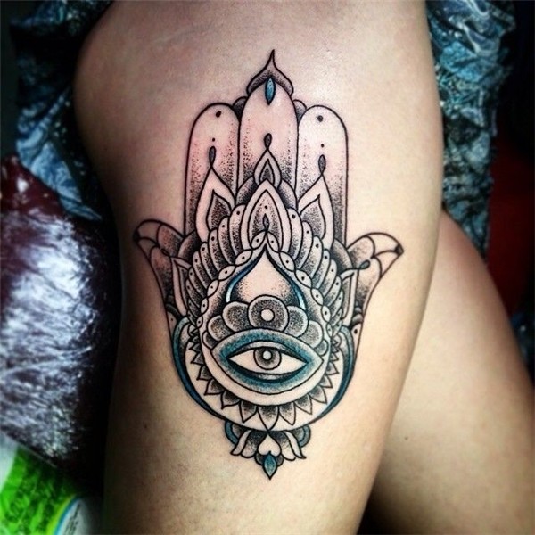 Hamsa Tattoo Meaning Evil eye tattoo, Hamsa tattoo design, E