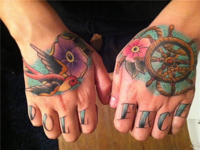 Hands Knuckles Tattoo
