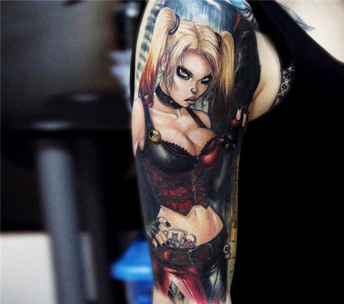 Harley Quinn tattoo by Andrey Stepanov Photo 16134