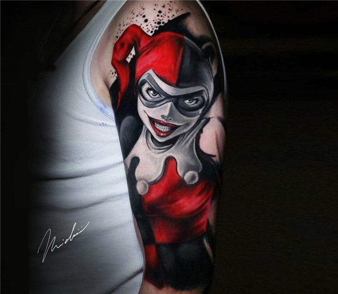 Harley Quinn tattoo by Michael Cloutier Photo 24855