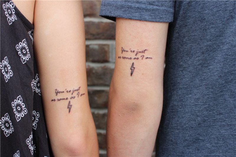 Harry Potter matching tattoos! My brother and I got these to