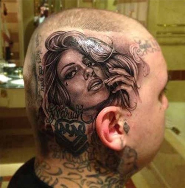Head portrait tattoo design - Tattoos Book - 65.000 Tattoos