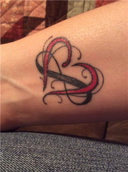 Heart-Infinity Tattoo Tattoos, Infinity tattoos, Trendy tatt