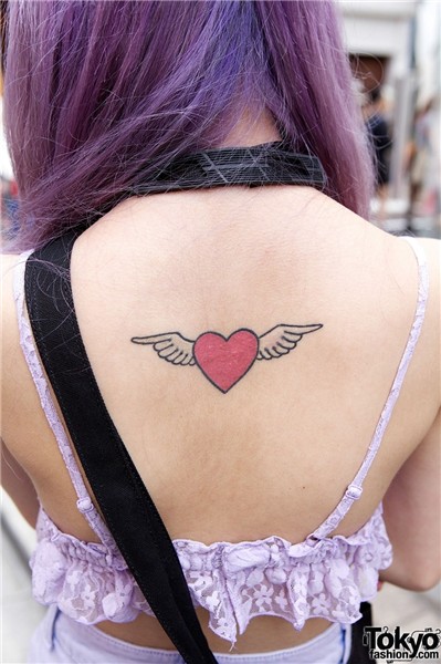 Heart With Wings Tattoo - Tokyo Fashion