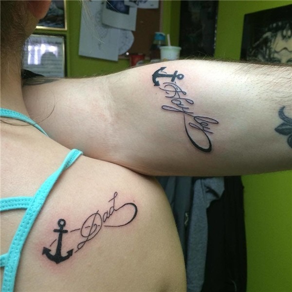 Here are 50 father-daughter tattoos to celebrate an awesome