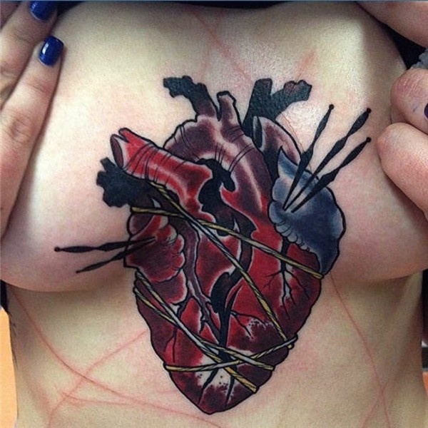 Herz Tattoo - Bedeutung und Ideen - Tattoos, Valentinstag -