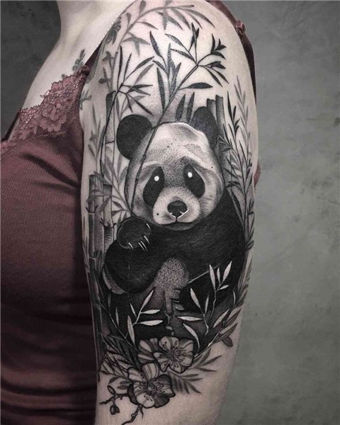Higher Panda Tattoo and rotate Pandabär as a motif - Was the