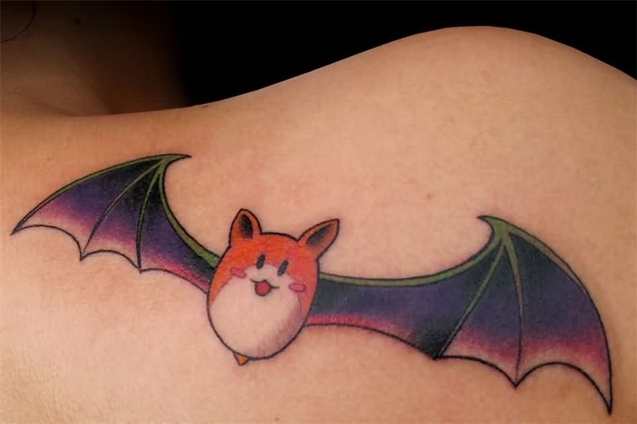 Hilarious Bat Tattoo