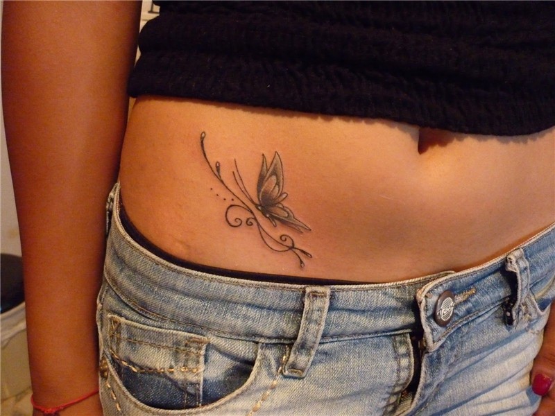 Hip Butterfly Tattoos * Arm Tattoo Sites