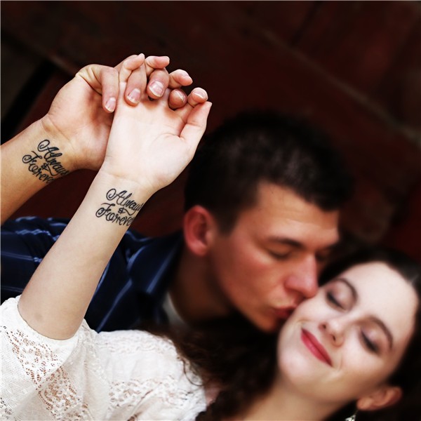 His & Hers Tattoos Couple tattoos, Love tattoos, Tattoos