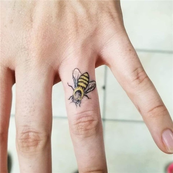 Honey Bees for a pair of married beekeepers Bee tattoo, Hone