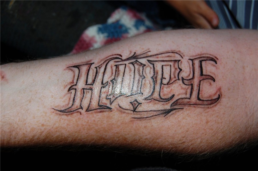 Hope/Faith ambigram Ambigram tattoo, Hope tattoo, Tattoo des