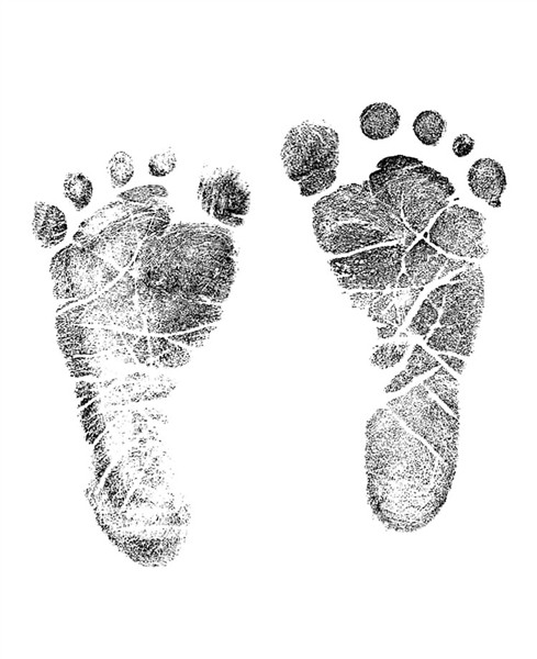 How To Draw Baby Footprints - Mediland Biz