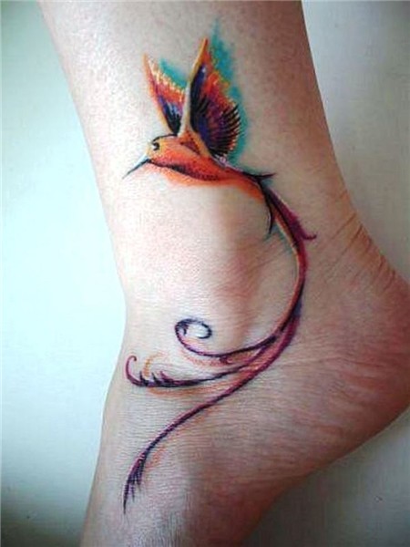 Hummingbird Tattoos - TattooFan Ankle tattoo, Hummingbird ta