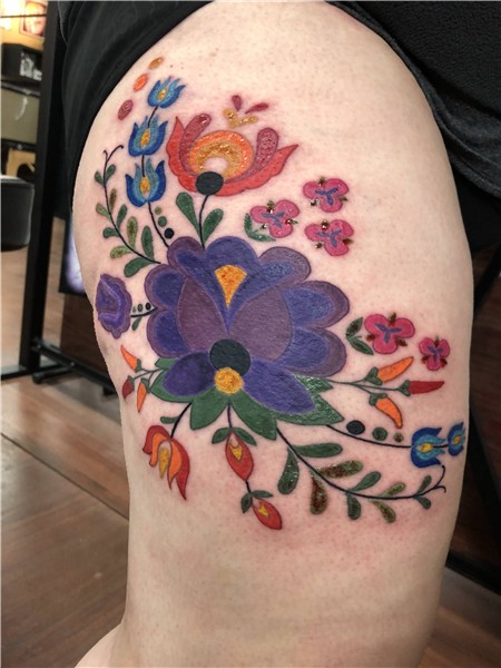 Hungarian Embroidery Themed Thigh Piece - Imgur Embroidery t