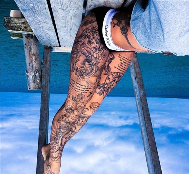 I N K E D Leg tattoos women, Full leg tattoos, Thigh tattoos