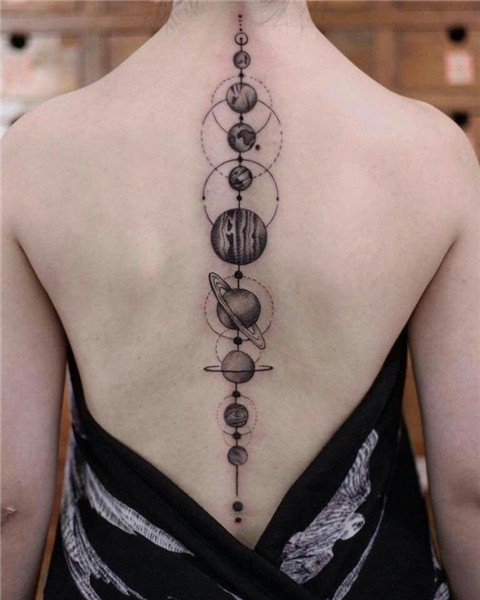 I am SO getting something like this along my spine Tatuagem,