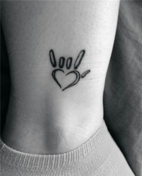 I love you in sign language Tattoos for daughters, Gorgeous