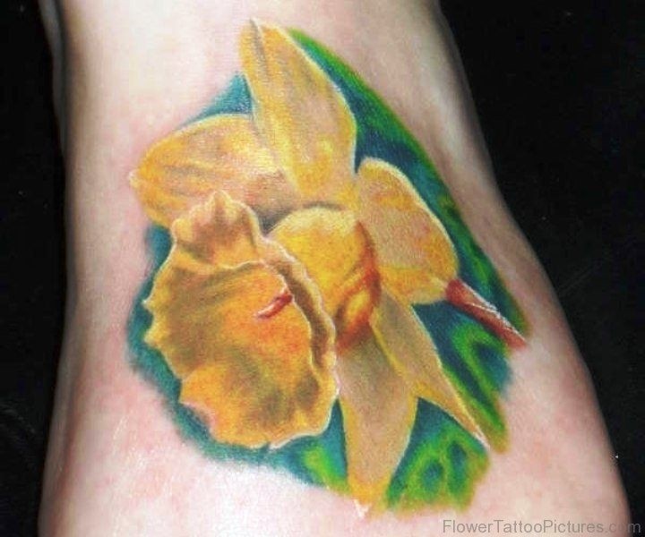 Image-Of-Daffodil-Tattoo.jpg 720 × 600 pixels Daffodil tatto
