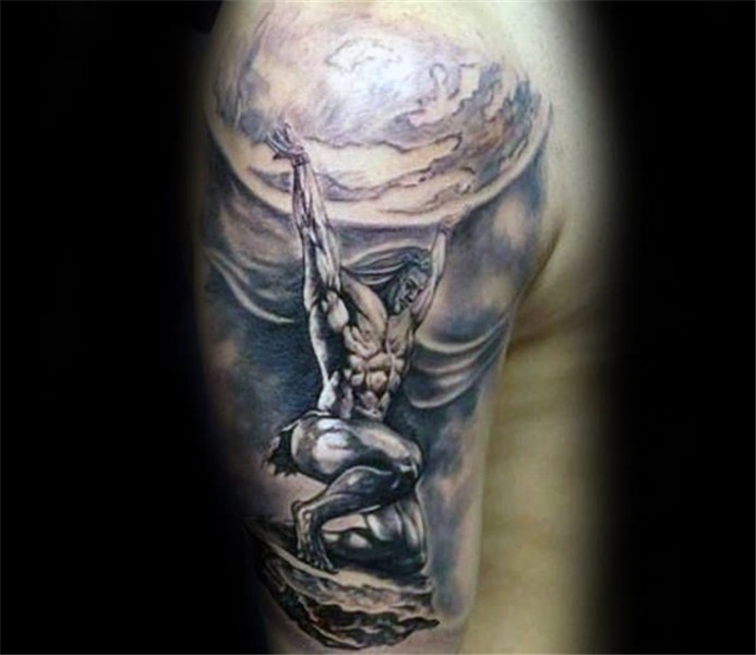 Image result for atlas tattoos Atlas tattoo, Top of shoulder