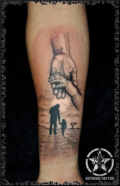 Image result for father holding hands tattoo Tattoos for dau