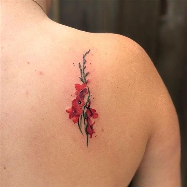 Image result for gladiolus tattoo Tatouage fleur, Tatouage,