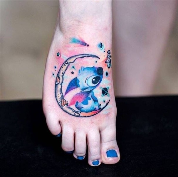Image result for stitch watercolor tattoo Disney stitch tatt