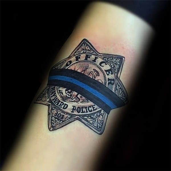Image result for thin blue line tattoo Tattoos for guys, Lin