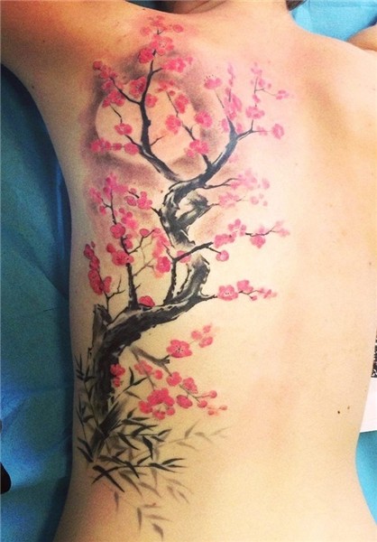 Imagini pentru sakura tattoo Cherry tattoos, Cherry tree tat