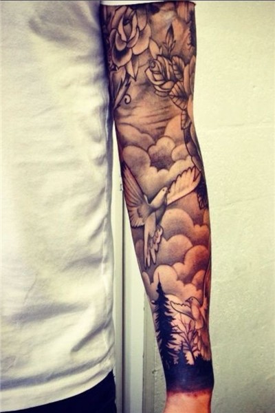 Ink Tattoo Cloud tattoo, Sleeve tattoos, Quarter sleeve tatt