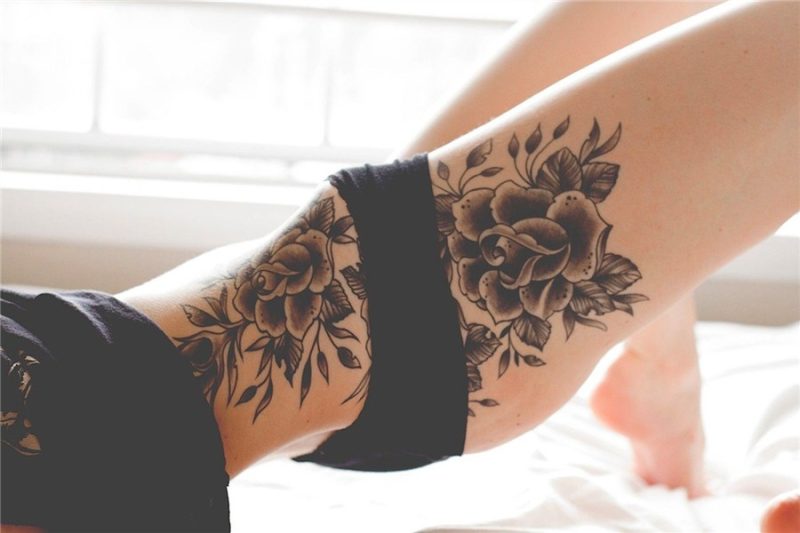 Inspírate! 50 tatuajes en el muslo para mujer Tatuagens femi