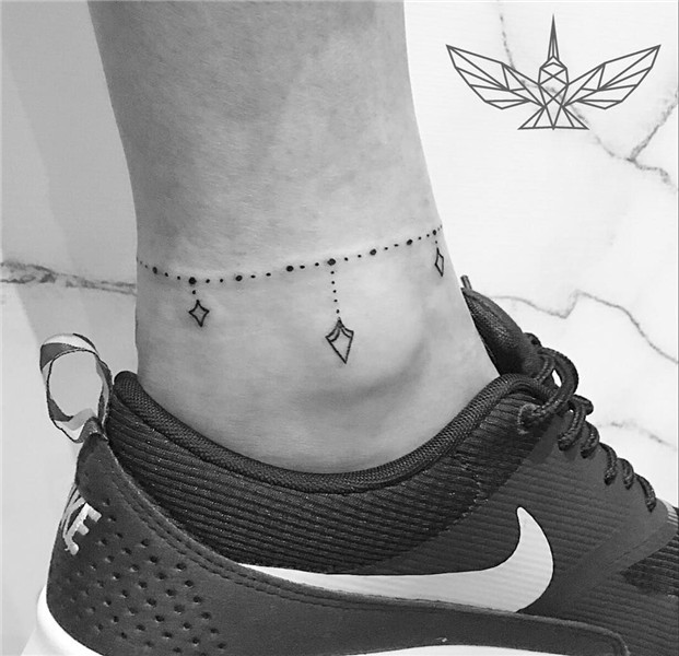 Instagram Ankle bracelet tattoo, Ankle tattoos for women, An