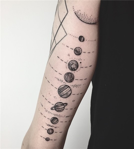 I saw your Solar System - Tattoo and want to show you mine.