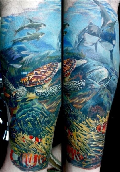 I want something like this! Underwater tattoo, Ocean theme t