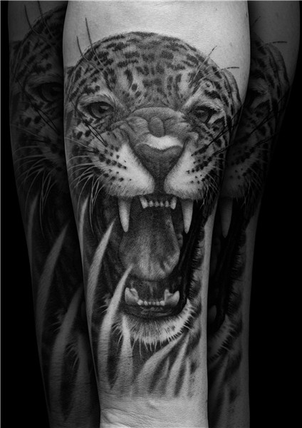 Jaguar tattoo for men by Steve Toth Jaguar tattoo, Big cat t