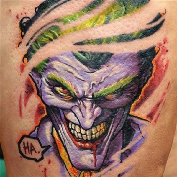 Joker Tattoos Comic Tattoos Batman Tattoos - Inked Magazine