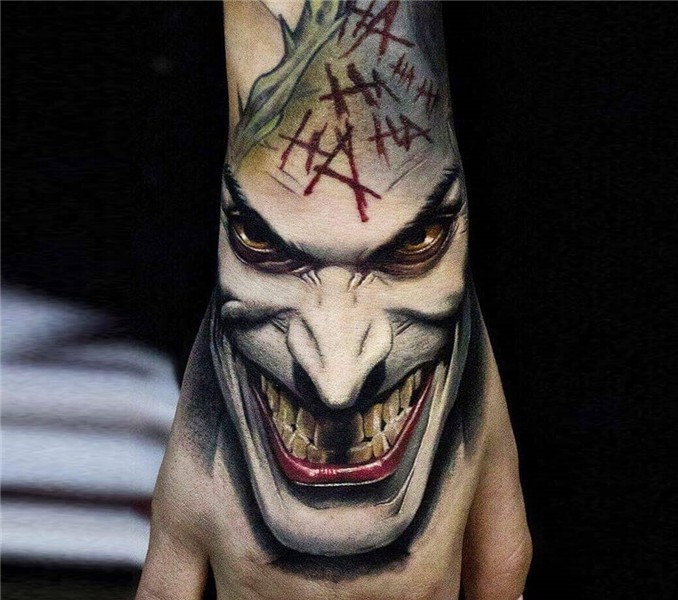 Joker tattoo by Andrey Stepanov Photo 16128