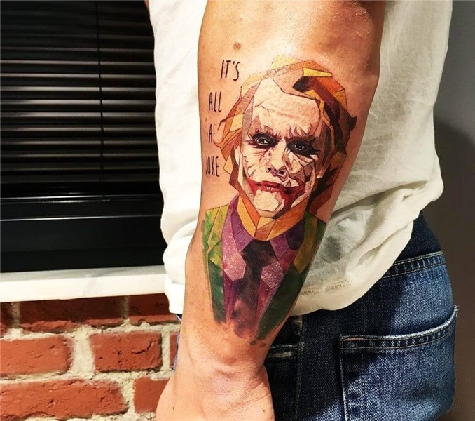 Joker tattoo by Eva Krbdk Photo 17337