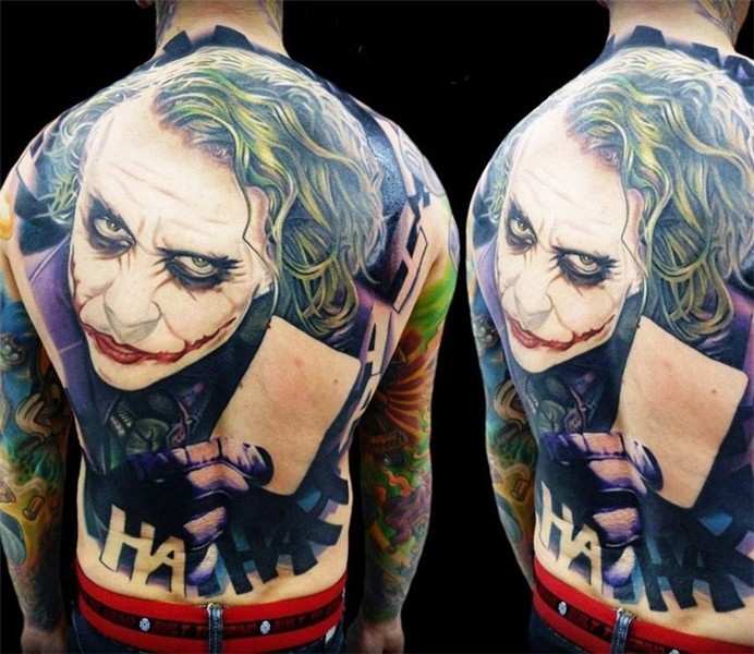 Joker tattoo by Tattoo Rascal Post 13419 Joker tattoo, Joker