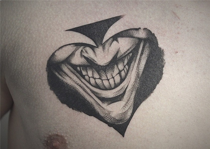 Joker tattoo: meaning, 45 photos and the best sketches